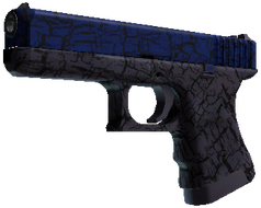 Glock-18 | Blue Fissure (Синяя трещина)