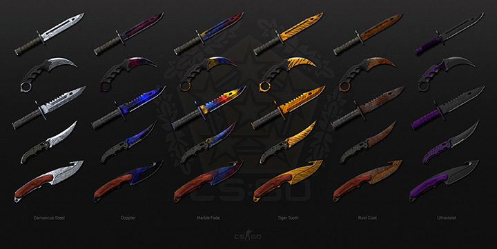 Ножи из обновления CS:GO 8 января 2015
